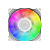 Kit 3 Fans Geometric Future Squama 2505 120mm RGB Branco - GEO-S2505W-3 - Imagem 10