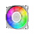 Kit 3 Fans Geometric Future Squama 2505 120mm RGB Branco - GEO-S2505W-3 - Imagem 3