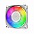 Fan Geometric Future Squama 2505 120mm RGB Branco - GEO-S2505W-1 - Imagem 3
