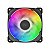 Kit 3 Fans Geometric Future Squama 2505 120mm RGB Preto - GEO-S2505B-3 - Imagem 2