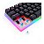 Teclado Mecânico Gamer Redragon Alien Preto - K605 - Imagem 2