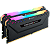 Memória RAM Corsair Vengeance RGB Pro 32GB (2x16GB) DDR4 2666MHz C16 Preto - CMW32GX4M2A2666C16 - Imagem 2