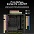 Gabinete Gamer Corsair FRAME 4000D LCD RS ARGB com Tela XENEON EDGE 14,5" e 4 Fans Preto - CC-9011326-WW - Imagem 6