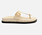 Sandália Arezzo Rasteira Off-White Croco Fivela - Imagem 2
