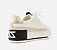 Tênis Arezzo Branco Flatform Amarração Preto - Imagem 3