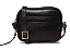 Bolsa Santa Lolla Transversal Preta Couro Pequena - Imagem 1