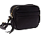 Bolsa Santa Lolla Transversal Preta Couro Pequena - Imagem 2