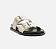 Sandália Arezzo Papete Off White Tiras Fivelas - Imagem 1