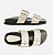 Sandália Arezzo Papete Off White Tiras Fivelas - Imagem 2