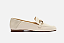 Mocassim Arezzo Off-White Bridão Metálico Luma - Imagem 2