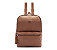 Mochila Anacapri  Média Nylon Estampa Interna Marrom - Imagem 1