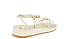 Santa Lolla papete Flat Form Metalizada Dourada - Imagem 3