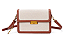 Bolsa Santa Lolla Média Tramado Marrom Safari Transversal - Imagem 1