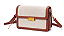 Bolsa Santa Lolla Média Tramado Marrom Safari Transversal - Imagem 3