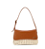 Bolsa Santa Lolla Marrom Safari Palha Alça De Ombro - Imagem 1