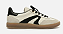 Tenis Arezzo Branco Camurça Amarração Retrô Preto - Imagem 1