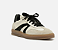 Tenis Arezzo Branco Camurça Amarração Retrô Preto - Imagem 3