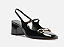 Sapato Arezzo Boneca Preto Verniz Bloco Slingback - Imagem 3
