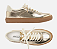 Tenis Arezzo Dourado Couro Sola Baixa Básico - Imagem 3
