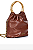 Bolsa Santa Lolla Bucket Rustico Marrom Alça Dupla - Imagem 1
