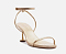 Sandalia Arezzo Dourada Salto Médio Taça Dourado - Imagem 1