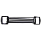 Elástico Extensor Tensão Ajustável 5 Vias Yangfit - Preto - Imagem 1