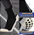 Meia Antiderrapante Futebol Cano Médio Similar Pro Socks - Preto - Imagem 3