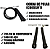 Corda Profissional Cabo de Aço Speed Rope Com Giro - Natural Fitness - Imagem 2