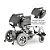 Cadeira de rodas motorizada alumínio D900 - 120kg - Dellamed - Imagem 2