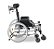 Cadeira de Rodas Tetraplégico Reclinável com Encosto e Cinto até 130 Kg D700 Dellamed - Imagem 4