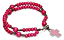 Pulseira Terço Infantil Regulável - Rosa - Imagem 1