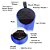 Caixinha De Som Portátil Bluetooth Usb Rádio Fm Entrada Auxiliar Microsd 10w Ideal Churrasco Praia - Imagem 2