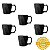 Conjuntos Xicaras de café Canecas Canequinhas 120ml Kit Cores Variadas - Imagem 1