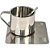 Jogo De Xícara Inox Parede Dupla Térmica 170ml Com Pires E Colher - Imagem 2