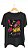 Camiseta TWEAK - 100% algodão corte a fio preta - Imagem 1