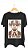 Camiseta DJANGO - 100% algodão corte a fio preta - Imagem 1