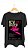 Camiseta NEW ORDER - 100% algodão corte a fio preta - Imagem 1
