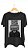 Camiseta RADIOHEAD - 100% algodão corte a fio preta - Imagem 1