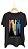 Camiseta MUSE - 100% algodão corte a fio preta - Imagem 1