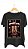 Camiseta THE UPBEATS - 100% algodão corte a fio preta - Imagem 1