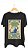 Camiseta CREEDENCE CLEARWATER REVIVAL - 100% algodão corte a fio preta - Imagem 1