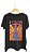 Camiseta WOODSTOCK I - 100% algodão corte a fio preta - Imagem 1