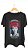 Camiseta BOWIE I - 100% algodão corte a fio preta - Imagem 1