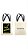 Ecobag com alça preta - 100% algodão - 30cmx40cm - NIRVANA I - Imagem 1