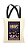 Ecobag com alça preta - 100% algodão - 30cmx40cm - DEEP PURPLE - Imagem 2