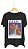 Camiseta INXS - 100% algodão corte a fio preta - Imagem 1