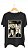 Camiseta THE BOUNCING SOULS - 100% algodão corte a fio preta - Imagem 1