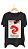 Camiseta MOULIN ROUGE - 100% algodão corte a fio preta - Imagem 1