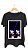 Camiseta SOLDIERS - 100% algodão corte a fio preta - Imagem 1
