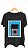 Camiseta THE BLACK KEYS I - 100% algodão corte a fio preta - Imagem 1